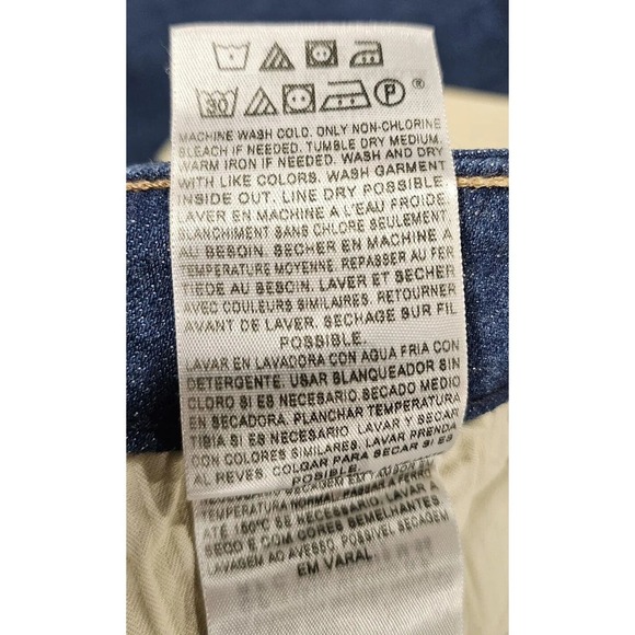 Levi's Curve ID Jeans Pants Modern Straight Bold Curve Blue WOMENS SZ 29X32 - Picture 9 of 10